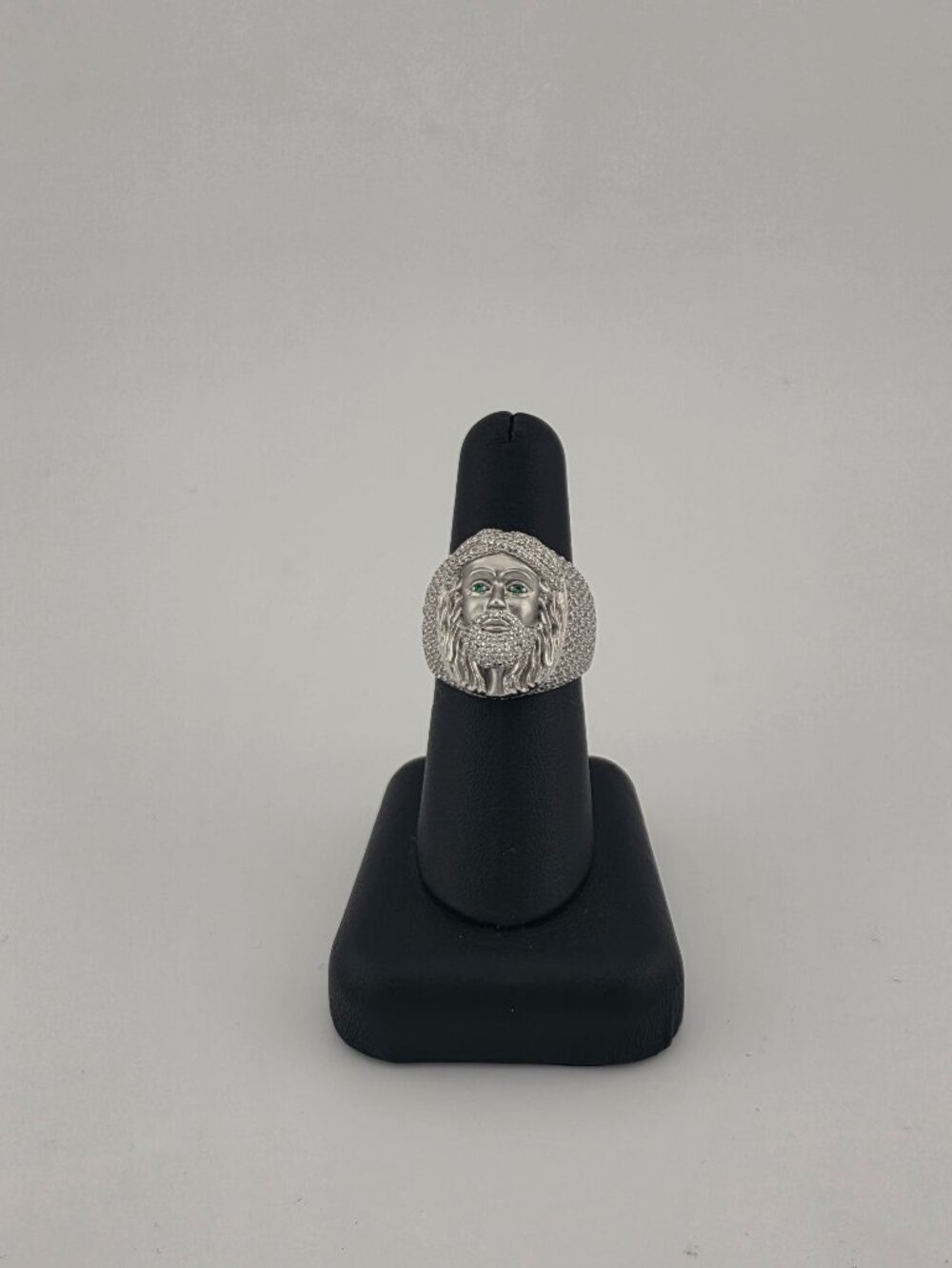 Brand New Sterling Silver 925 Jesus Face Ring